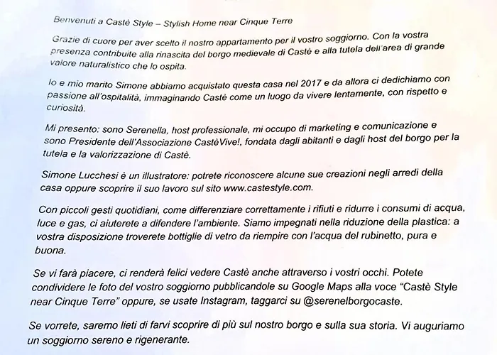 Caste Style Near Cinque Terre * Riccο del Golfo di Spezia